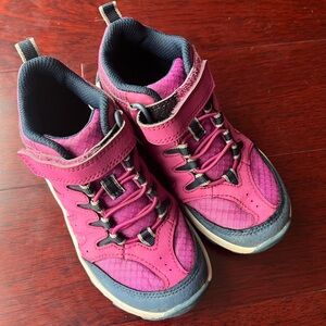 Merrell ‘Outback’ Mid Hiking Boot Pink Purple Girls 13 Outdoor Water Resistant